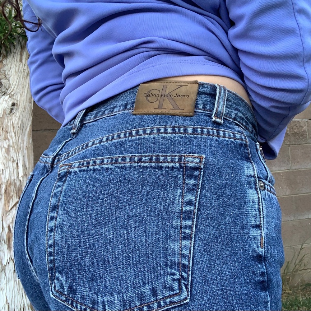 Vintage Y2K Calvin Klein medium wash bootcut jeans